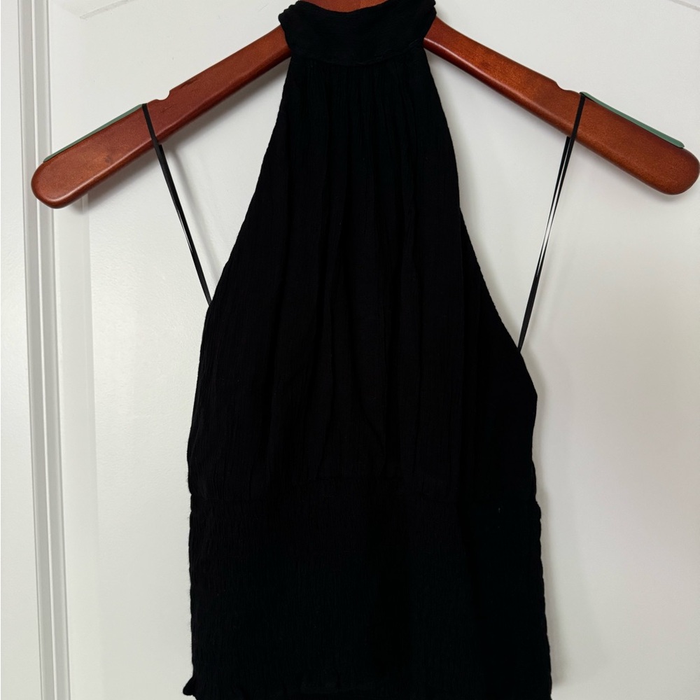 Abercrombie& fitch Black Halter Top